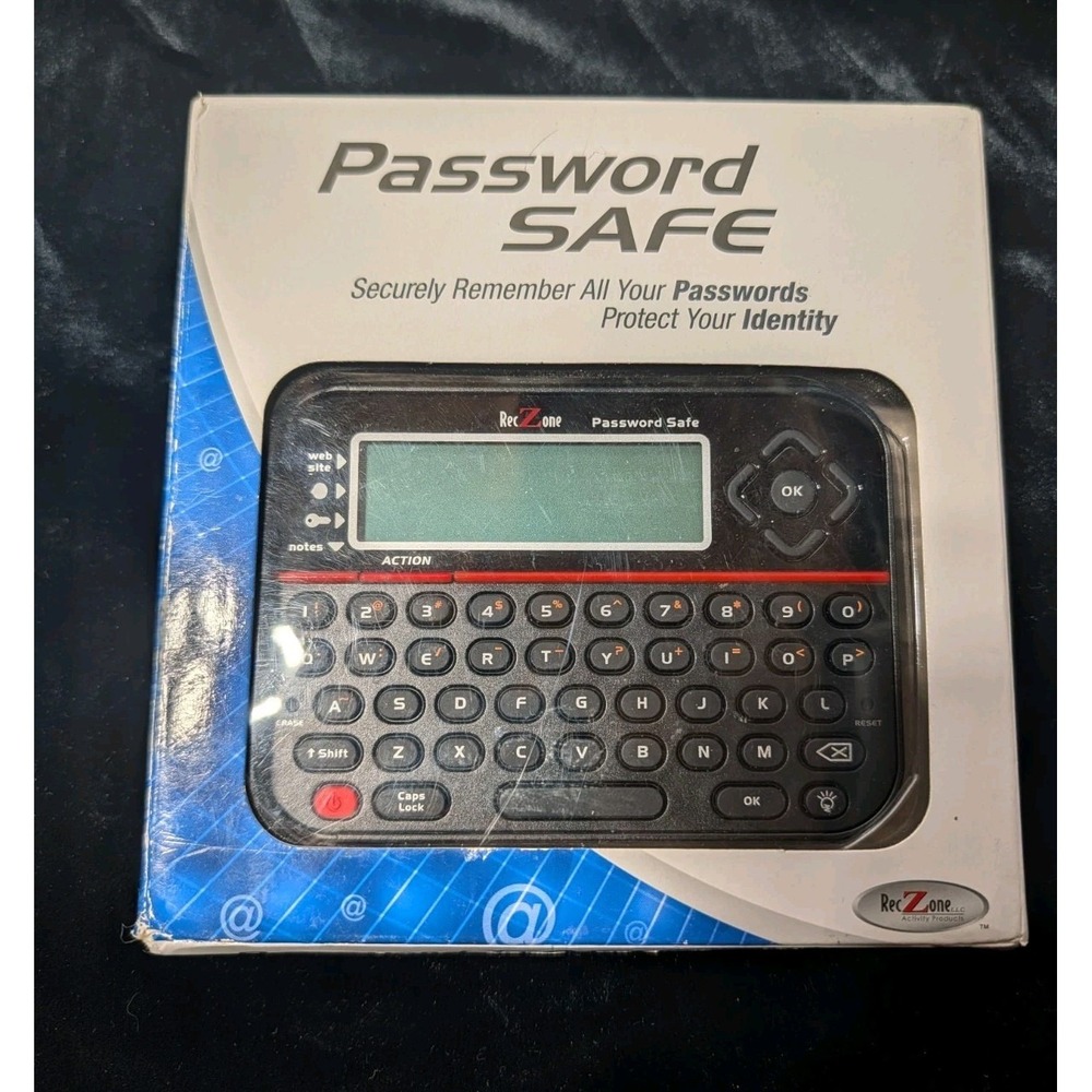 NEW‎ RecZone Password Safe Secure Electronic Storage Organizer Vault